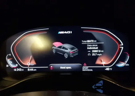 2022 BMW X4 M40I z USA, uszkodzony, nr VIN 5UX43DT01N9K09437